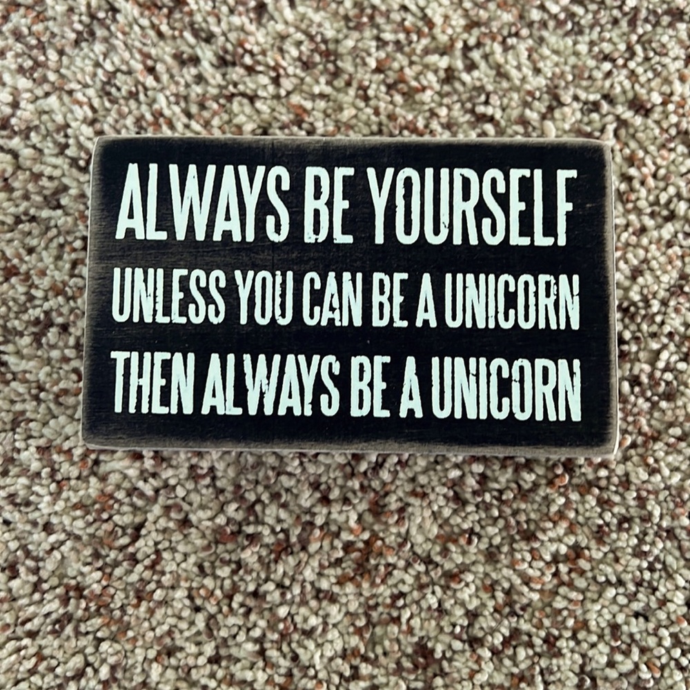 unicorn home sign